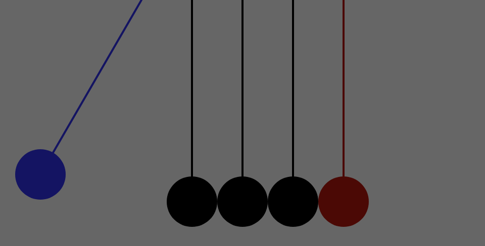Newton's cradle animation