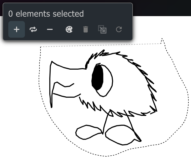 Selection dialog
