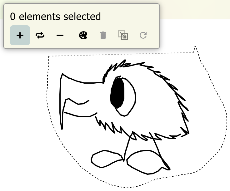 Selection dialog