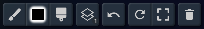 Toolbar as it seen on portrait devices