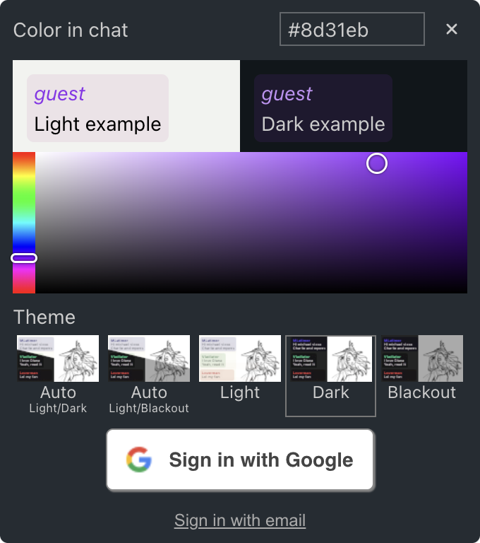 User box